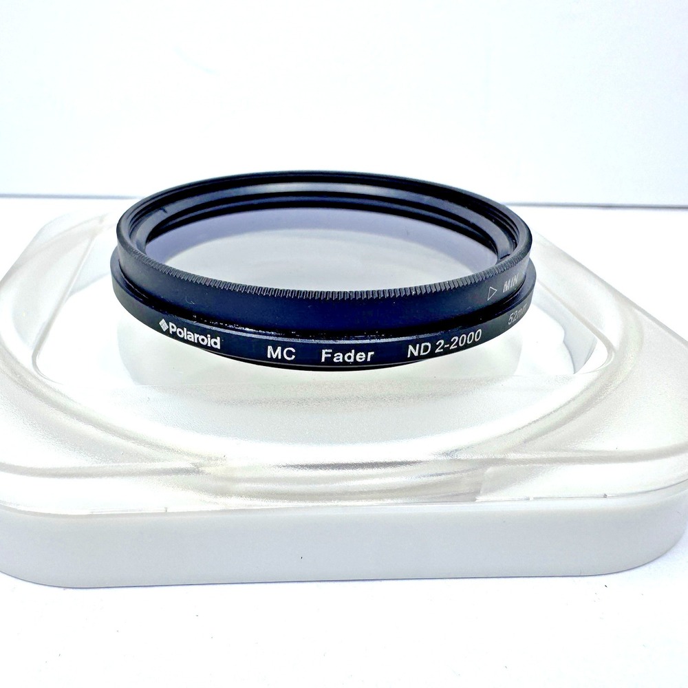 Polaroid Variable ND Filter MC Fader ND2-2000 Lens Filter w Case Clean